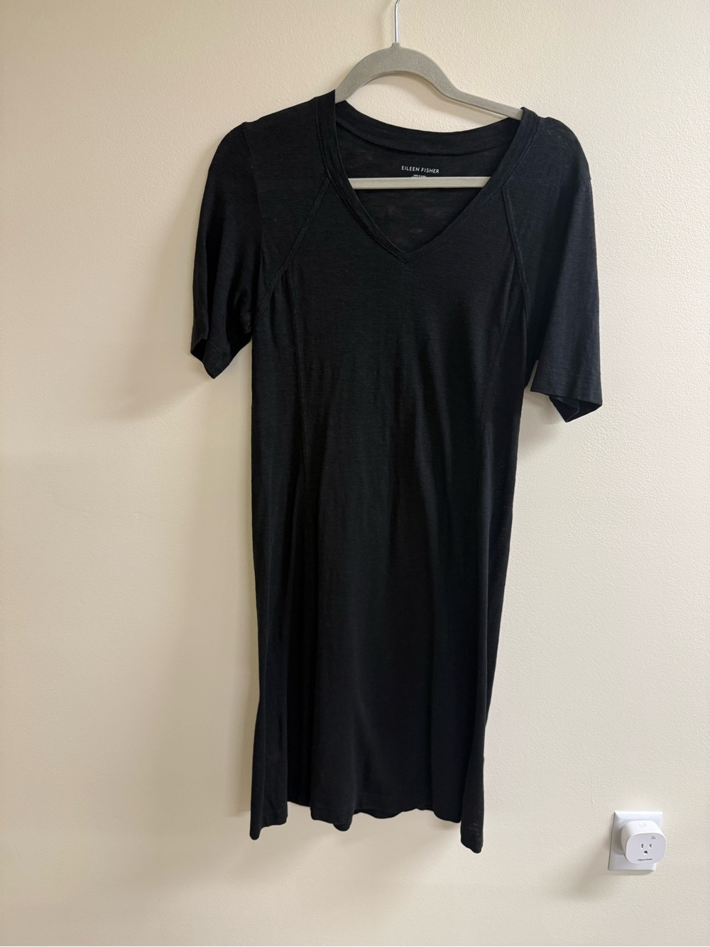 Eileen Fisher Black Lightweight Casual Dress